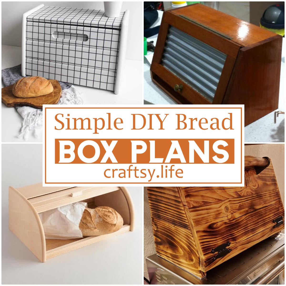 Simple DIY Bread Box Plans