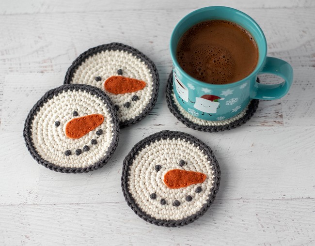 Snowman Coasters