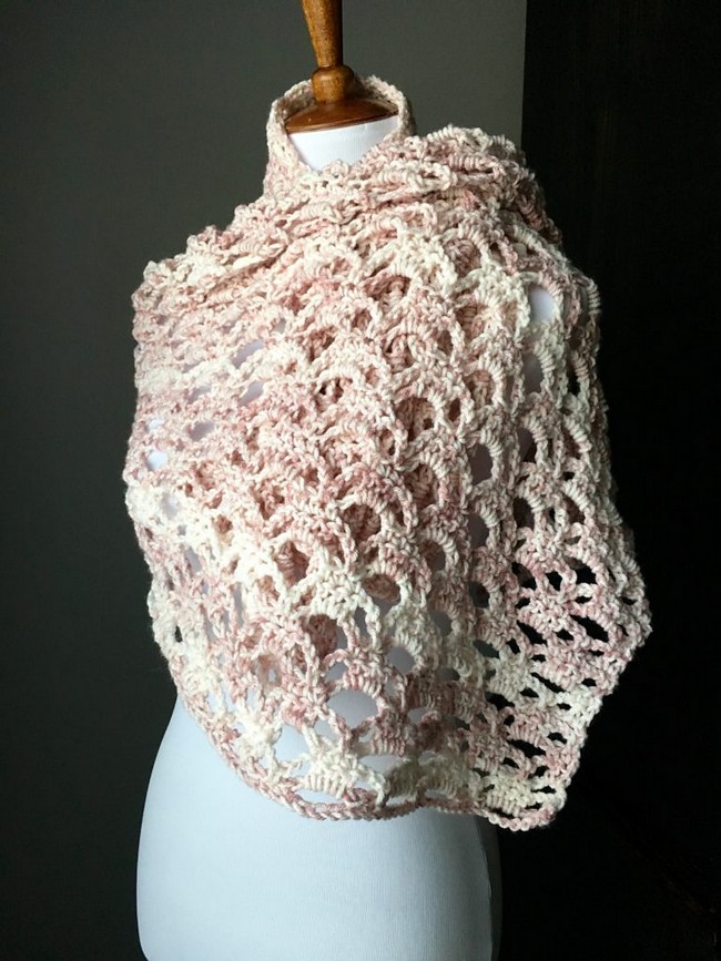 15 Beautiful And Free Crochet Lacy Shawl Patterns - Craftsy