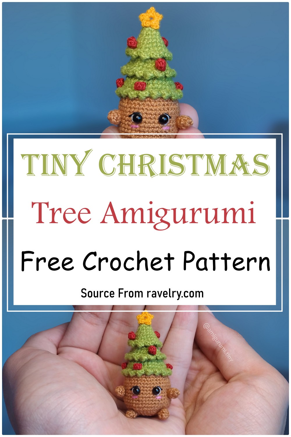 Tiny Christmas Tree Amigurumi