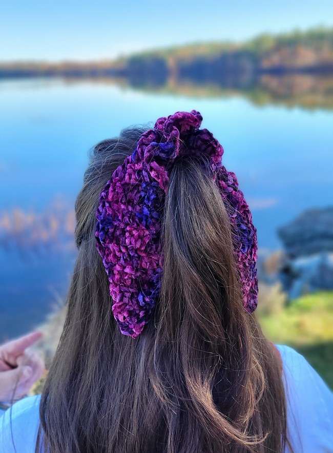 Velvet Scarf Scrunchie