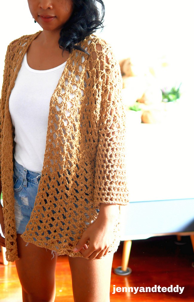 lacy easy summer cardigan