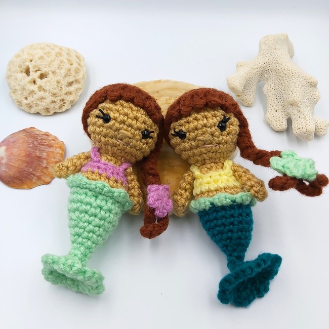 Alya the mini mermaid - Kozu Palm Pals