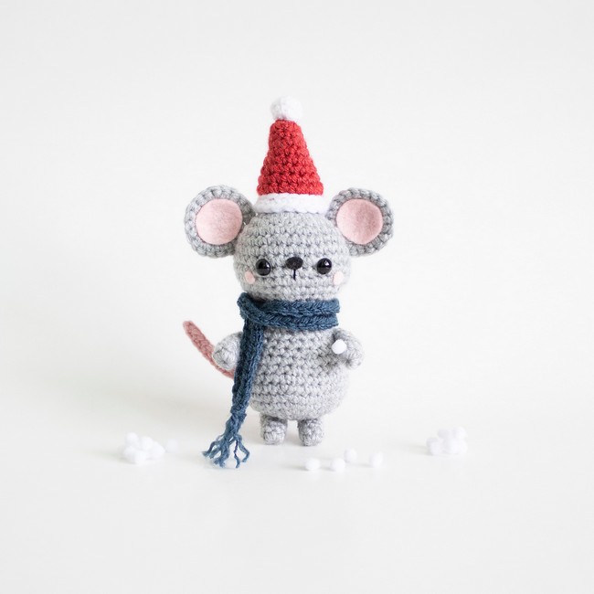 Amigurumi Christmas Mouse