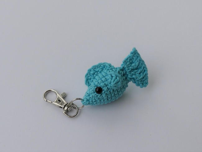 Amigurumi Fish Keychain