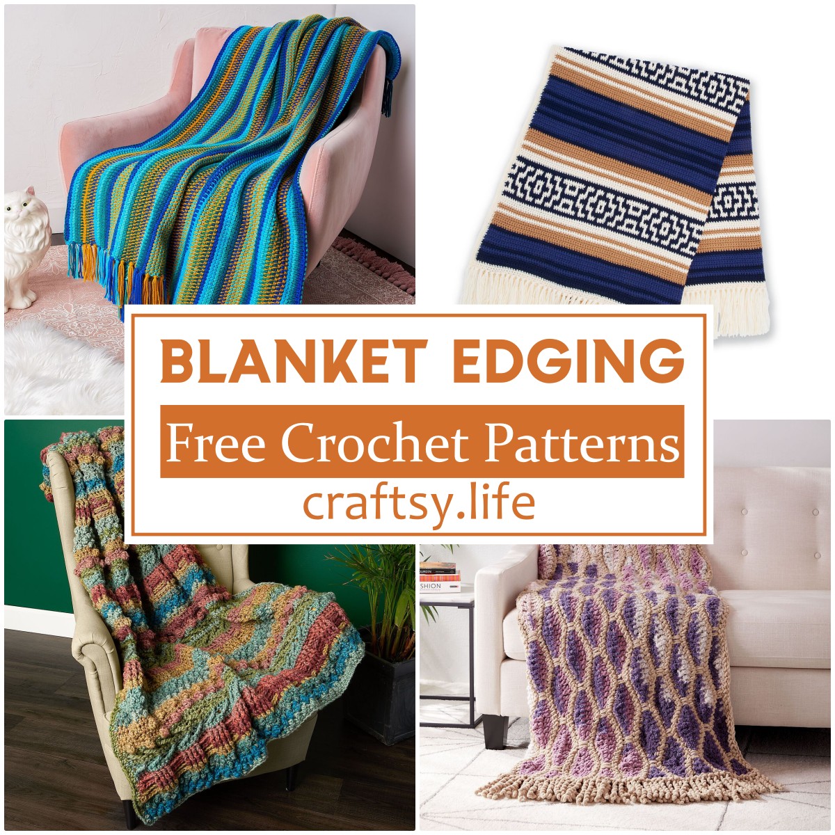 6 Blanket Edging Crochet Patterns For Beginners - Craftsy