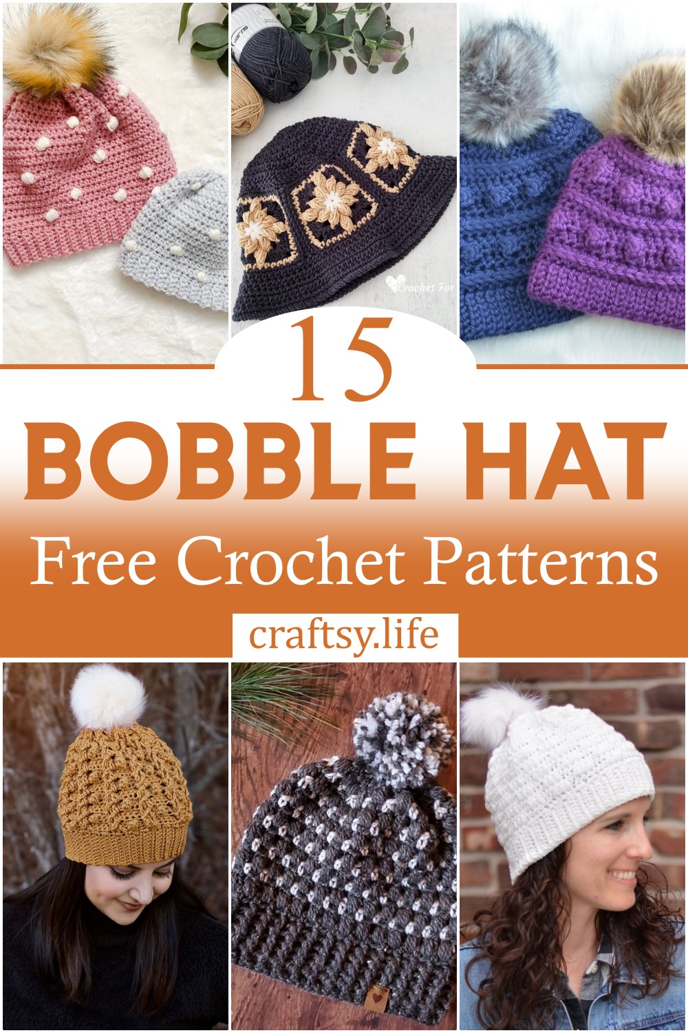 Crochet Bobble Hat Patterns Free 1