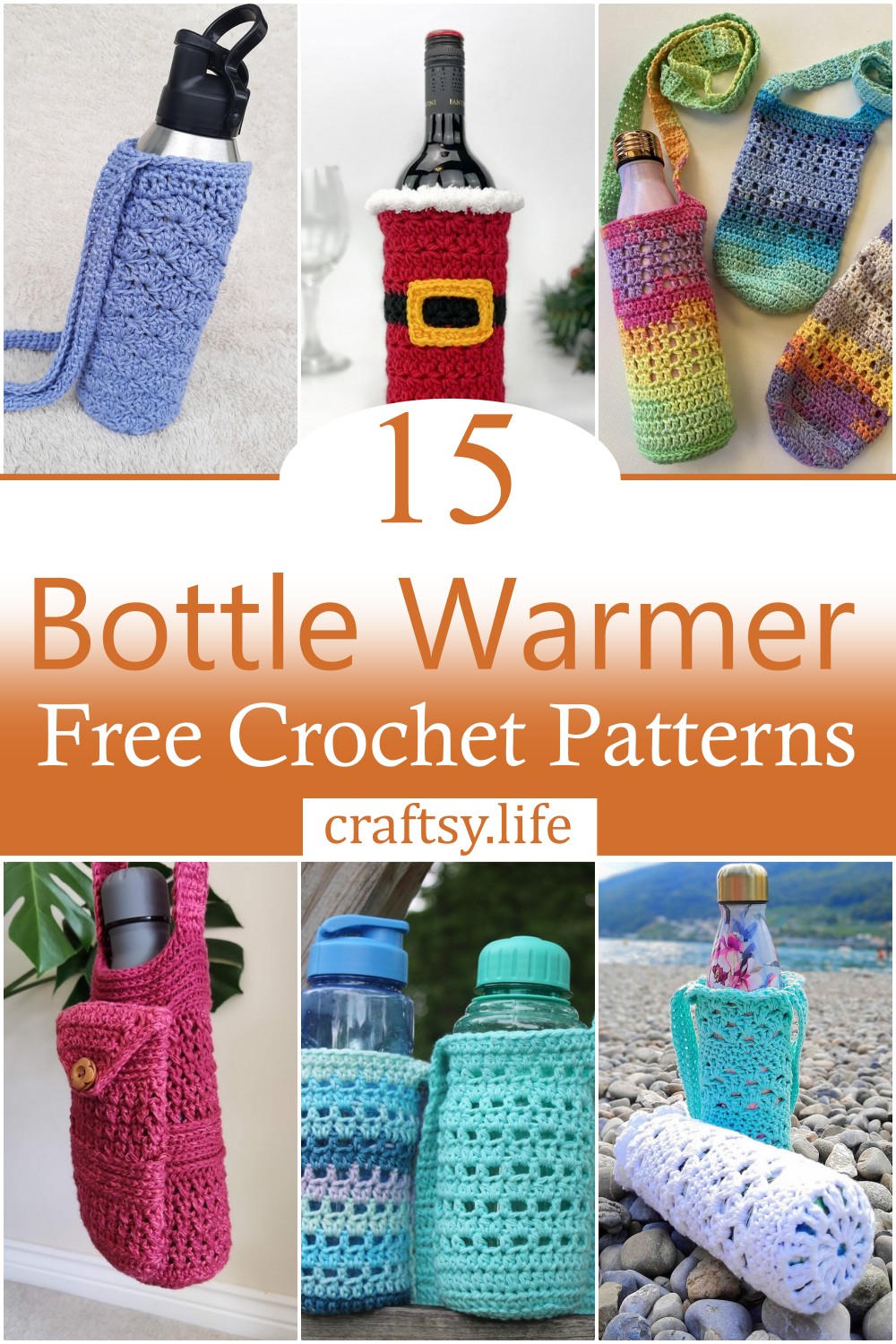 Crochet Bottle Warmer Patterns 1