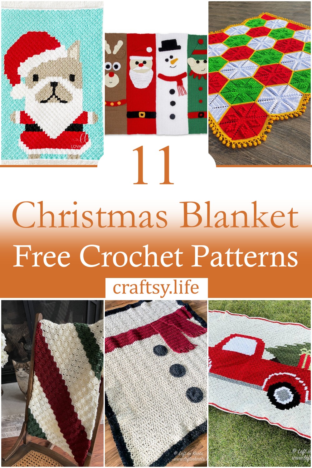 Crochet Christmas Blanket Patterns 1