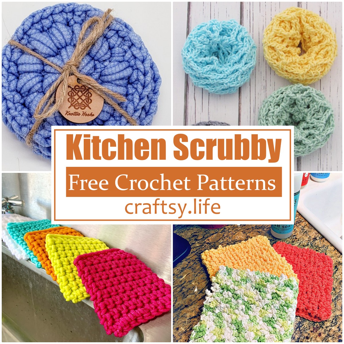 Crochet Kitchen Scrubby Patterns