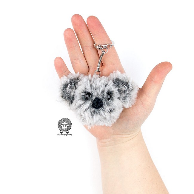 Crochet Koala Keychain