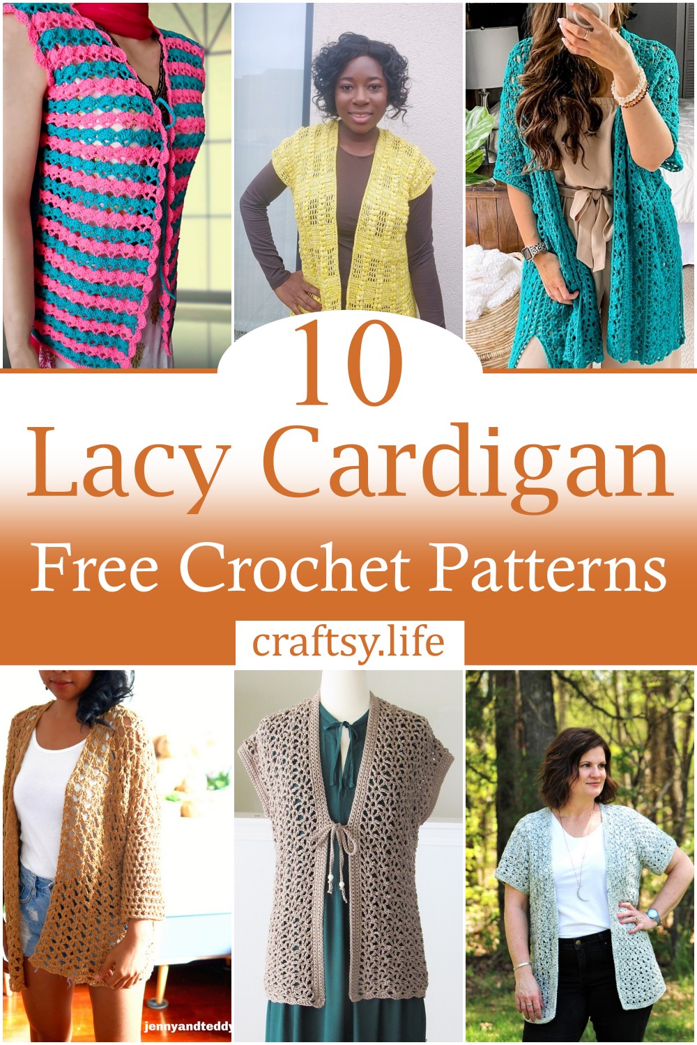 Crochet Lacy Cardigan Patterns 1