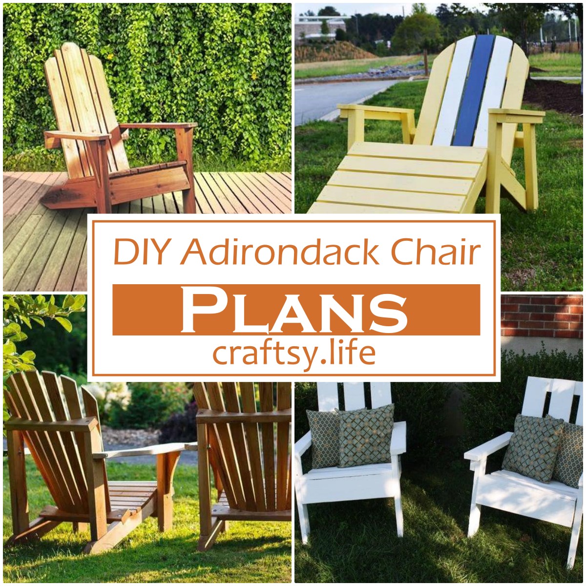 DIY Adirondack Chair Plans 1