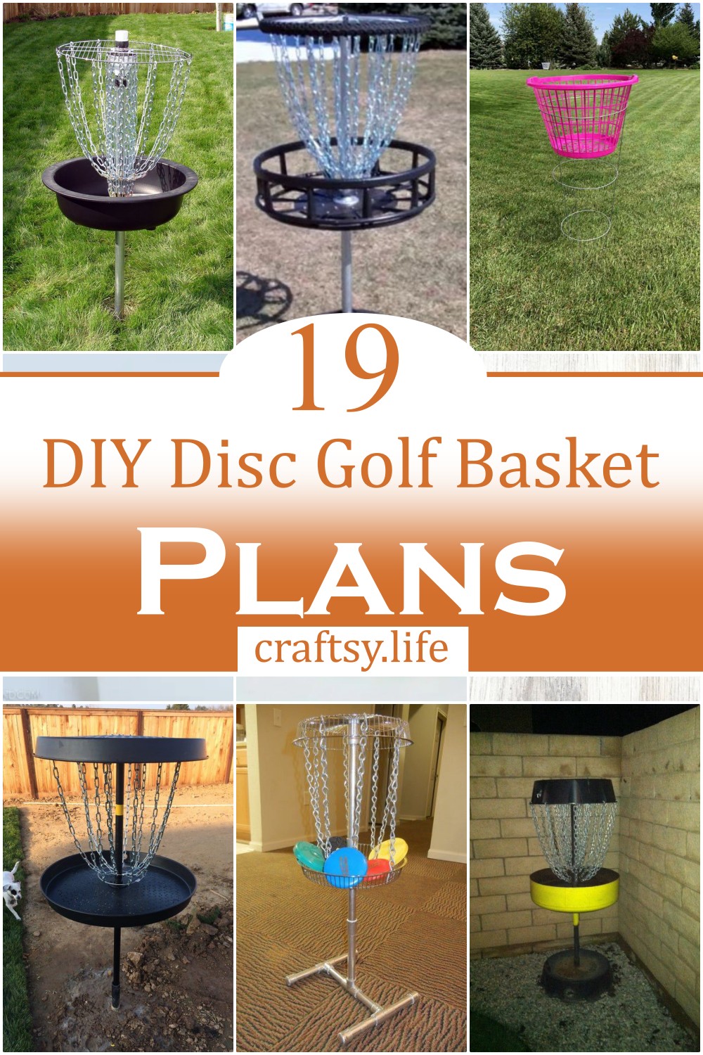 DIY Disc Golf Basket Plans