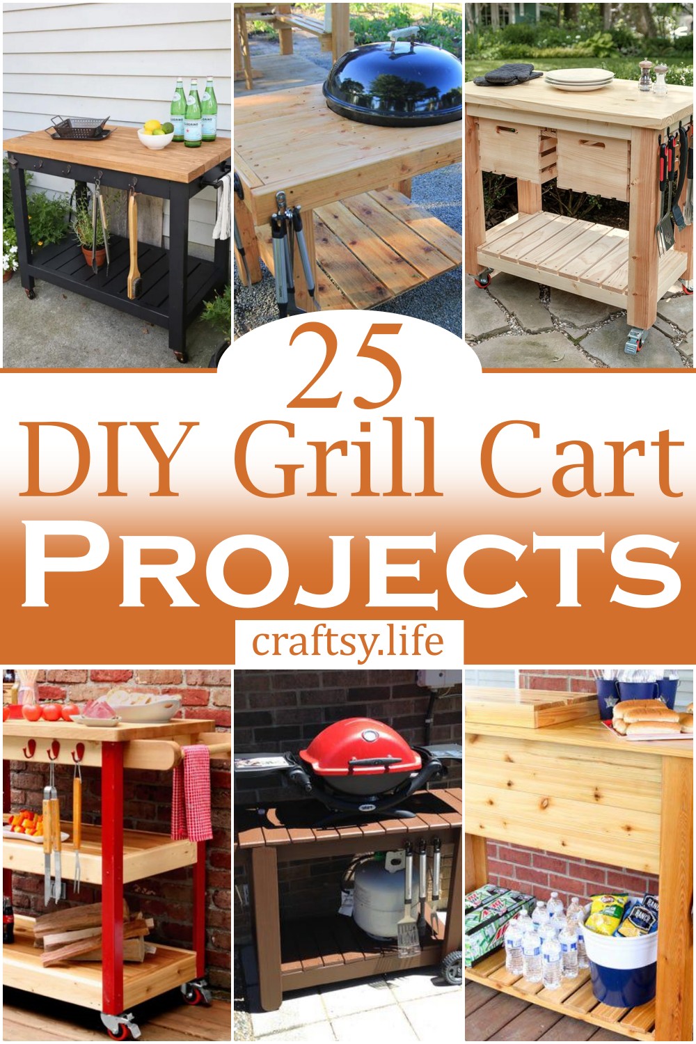 DIY Grill Cart Projects 1