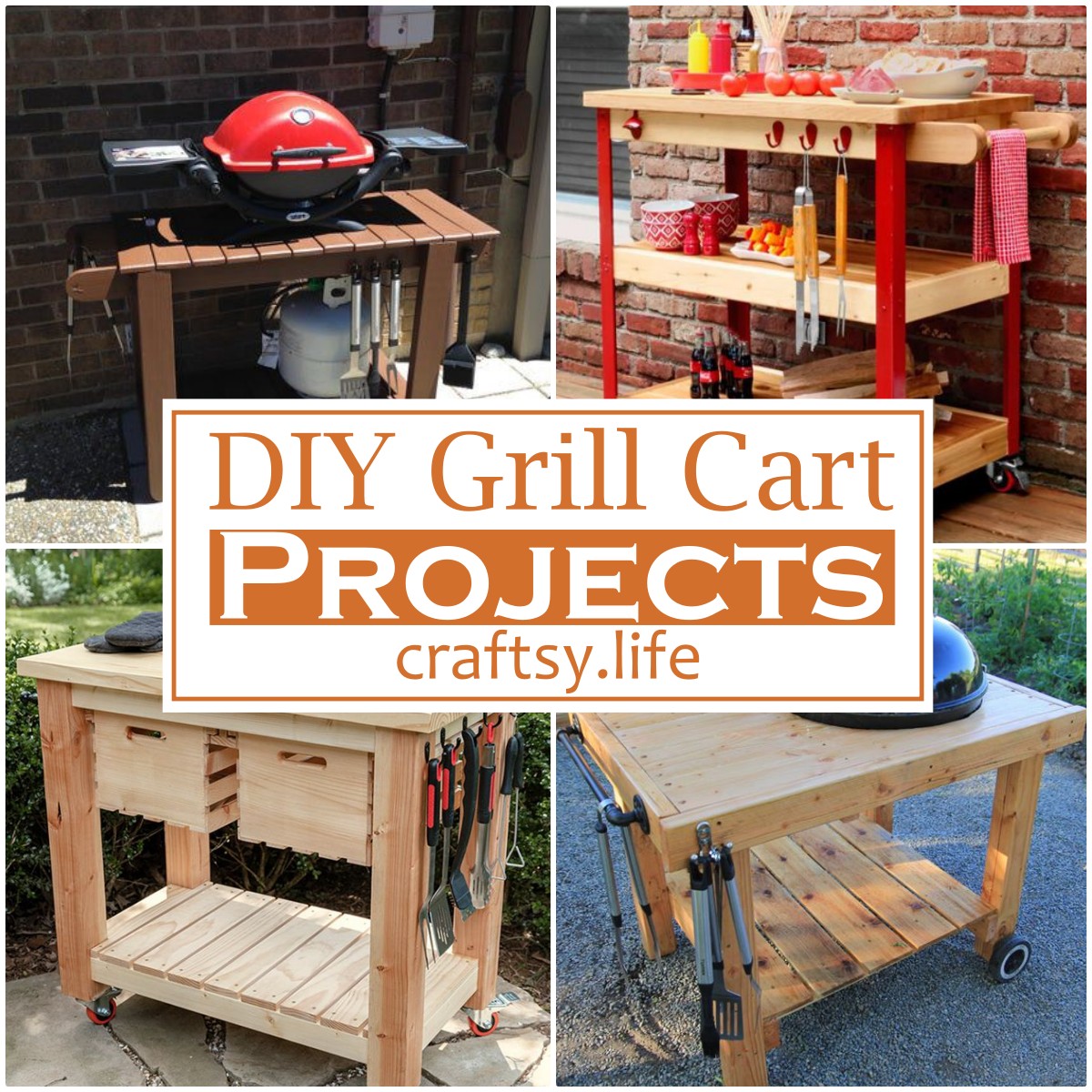 DIY Grill Cart Projects