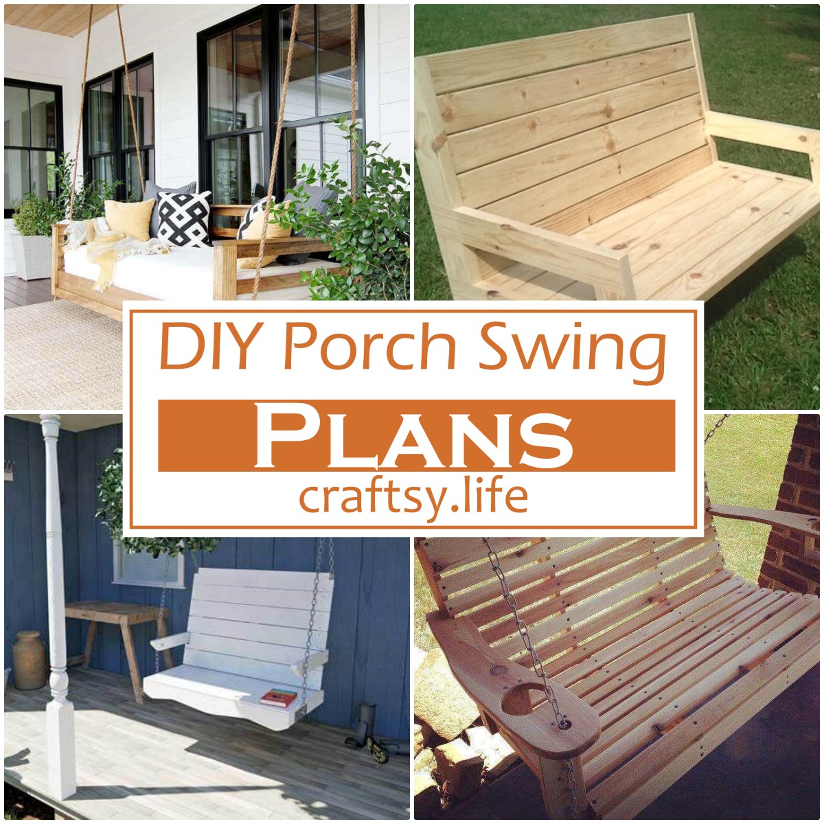DIY Porch Swing Plans 1