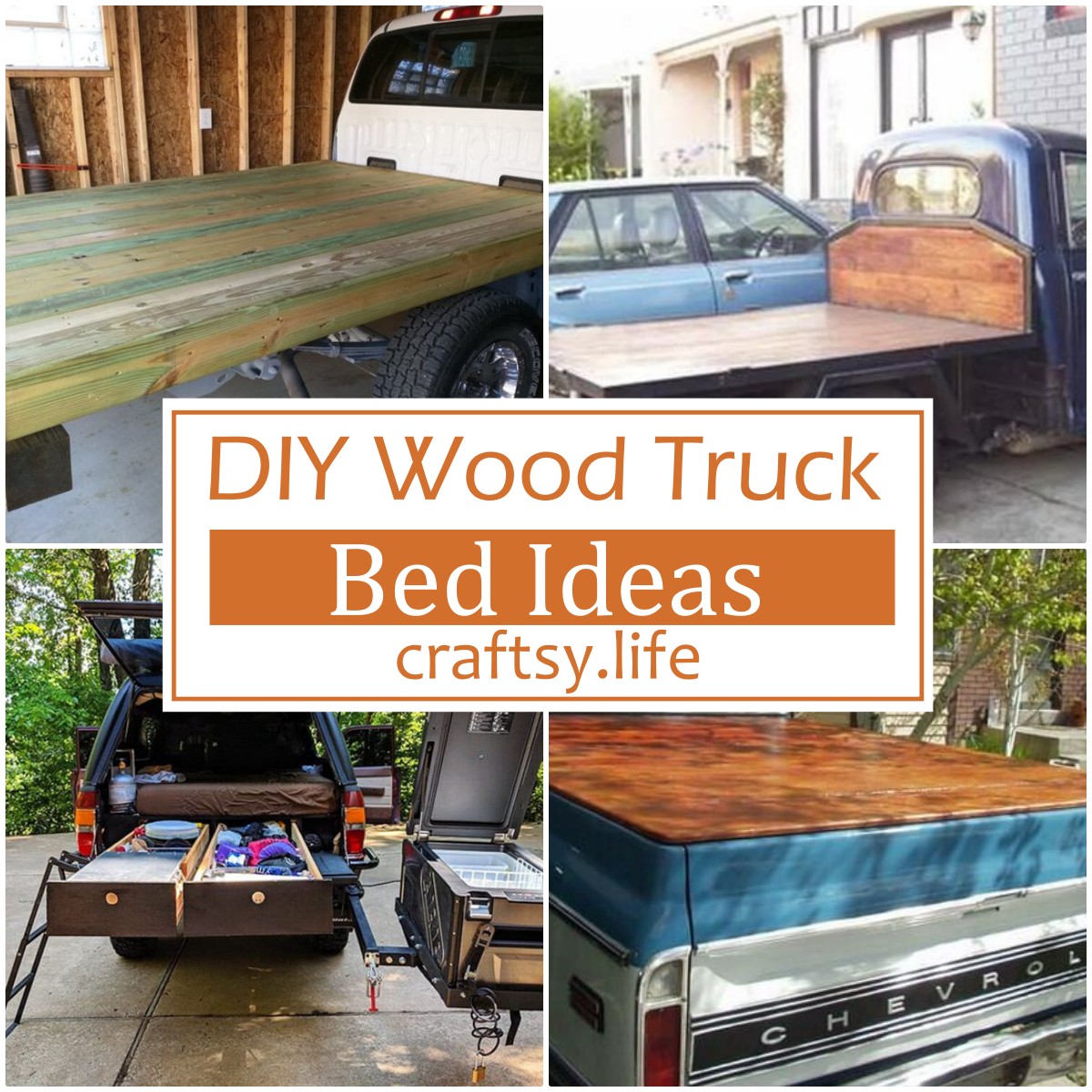 DIY Wood Truck Bed Ideas 1