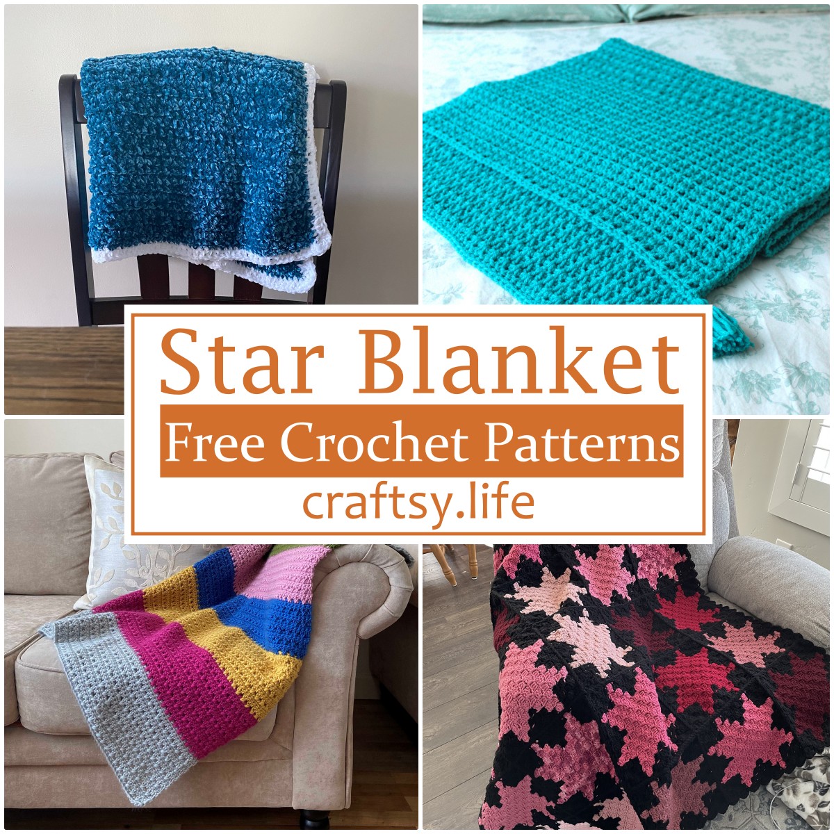 Easy Crochet Star Blanket Patterns