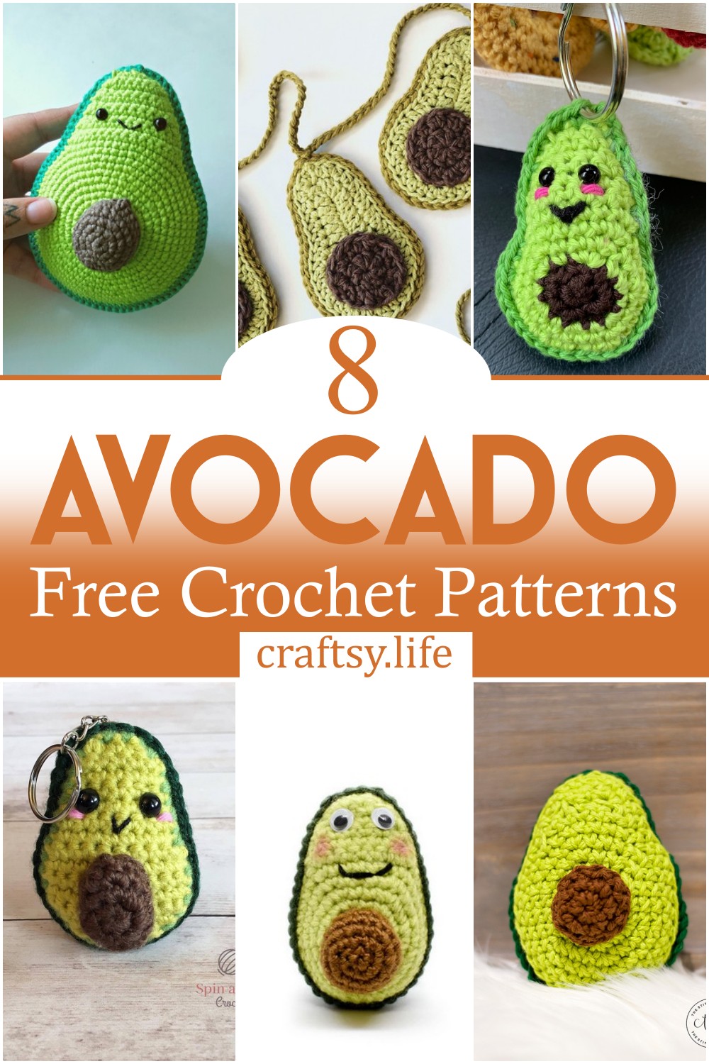 Free Crochet Avocado Patterns 1