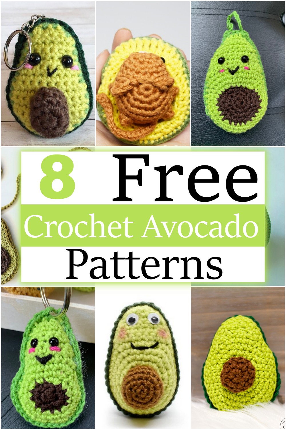  Free Crochet Avocado Patterns