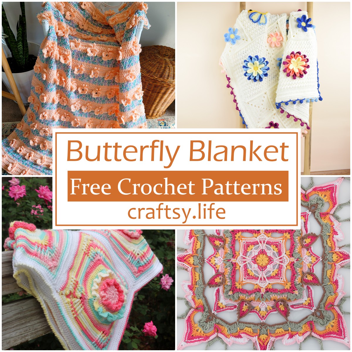 Free Crochet Butterfly Blanket Patterns