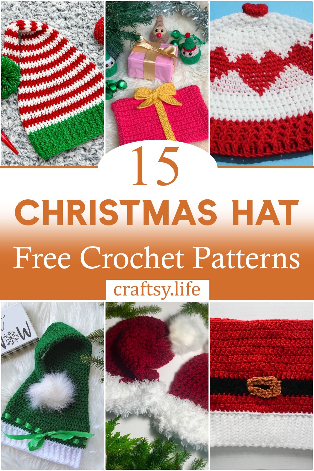 Free Crochet Christmas Hat Patterns 1
