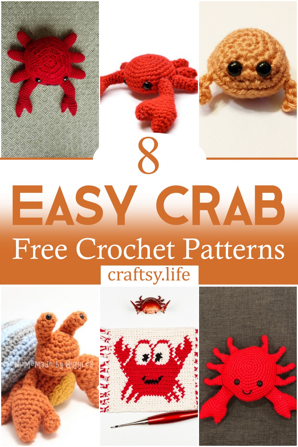 Free Crochet Crab Patterns 1