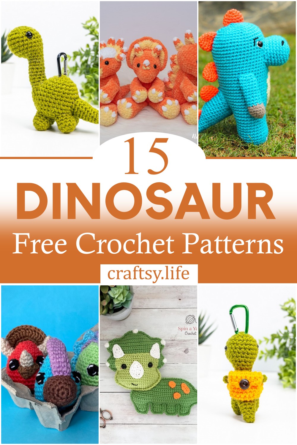 Free Crochet Dinosaur Patterns 1