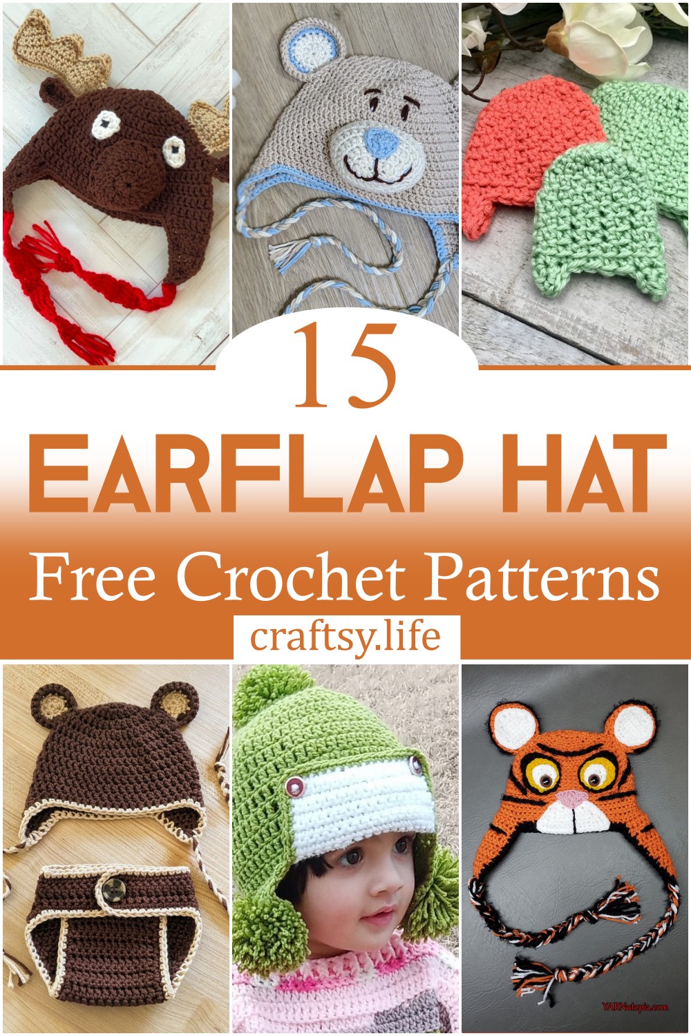 Free Crochet Earflap Hat Patterns 1