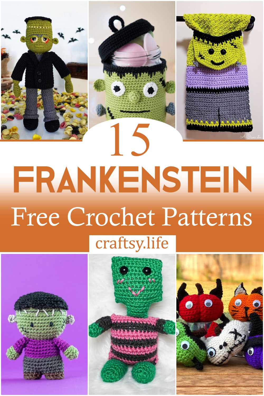 Free Crochet Frankenstein Patterns 1