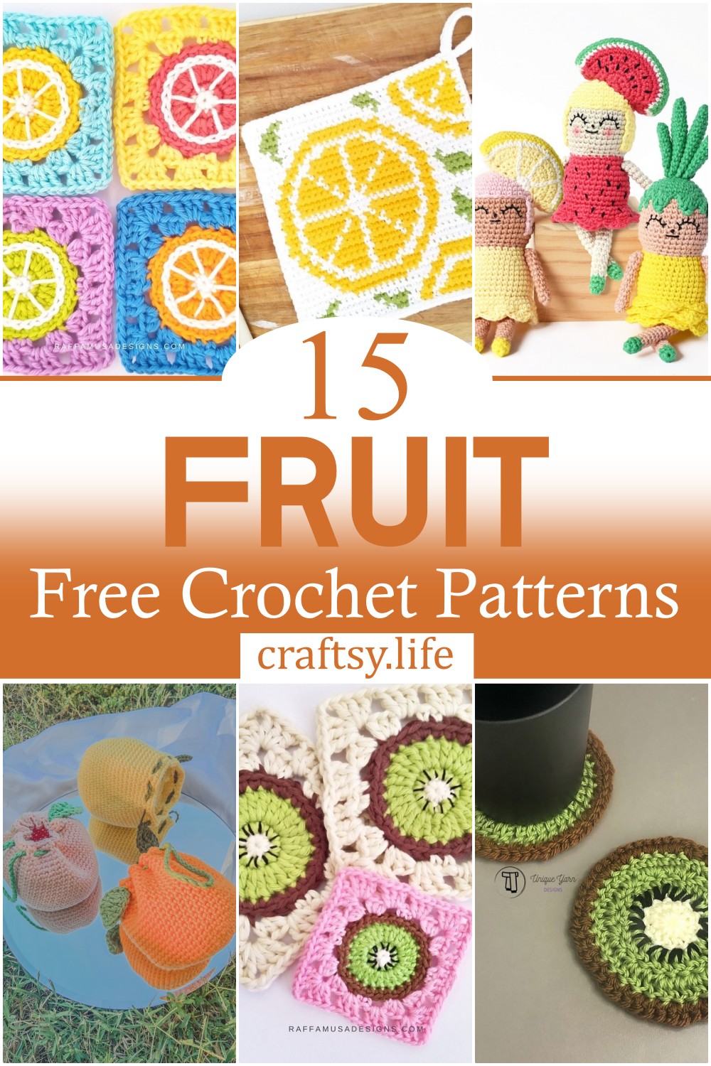 Free Crochet Fruit Patterns 1