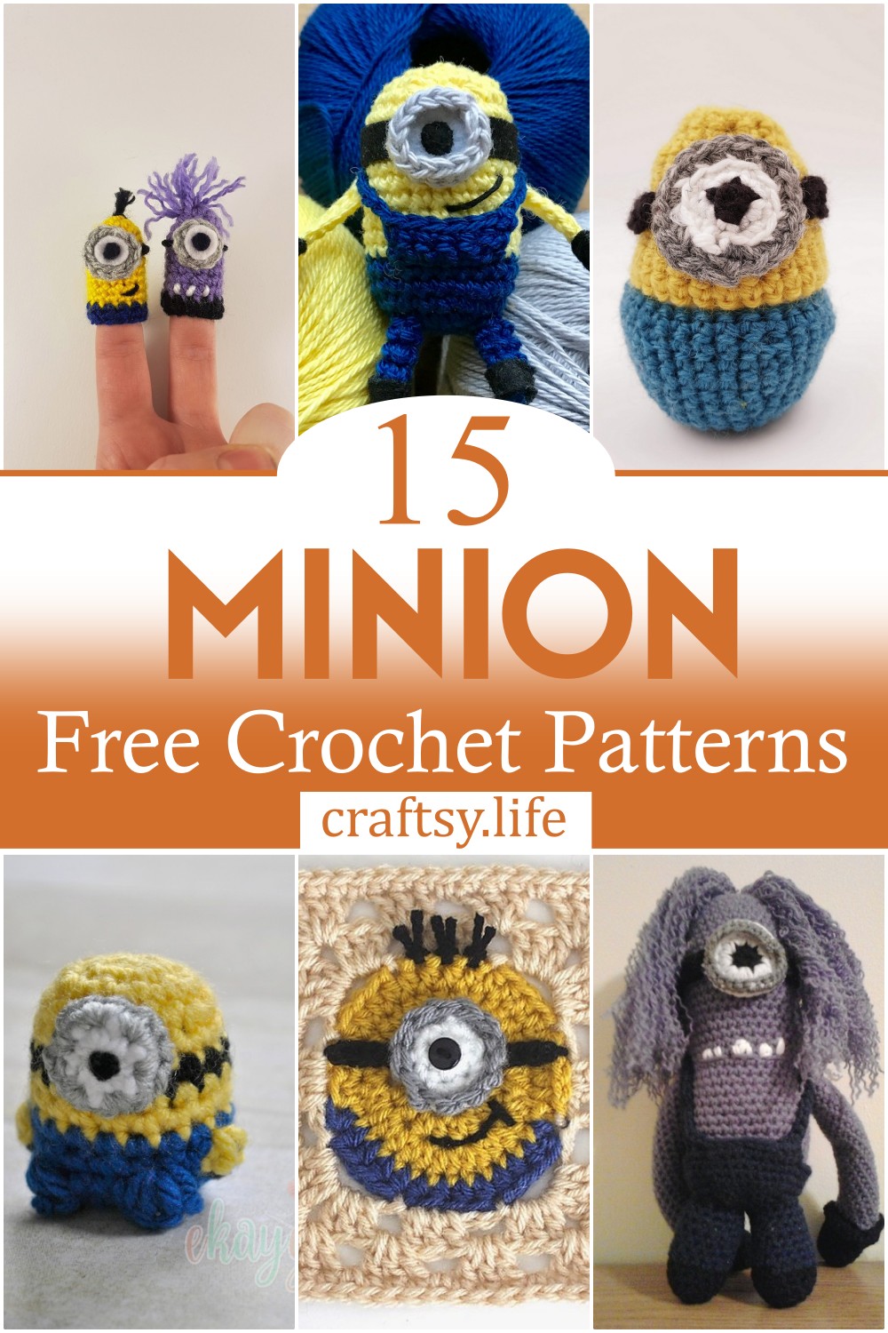 Free Crochet Minion Patterns 1