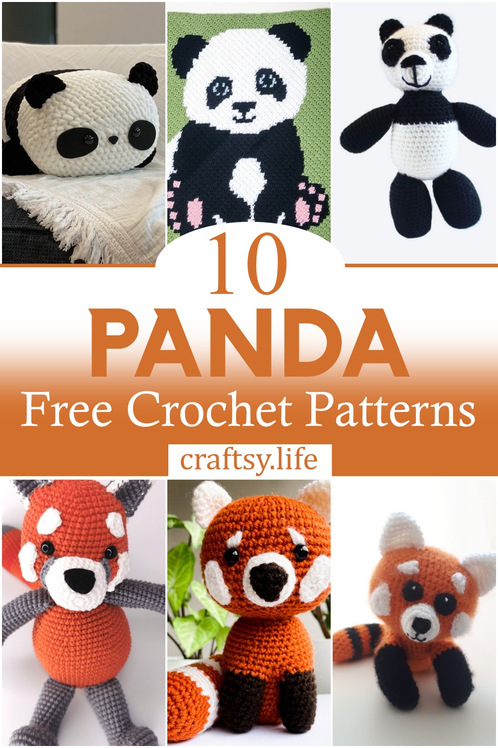 Free Crochet Panda Patterns 1