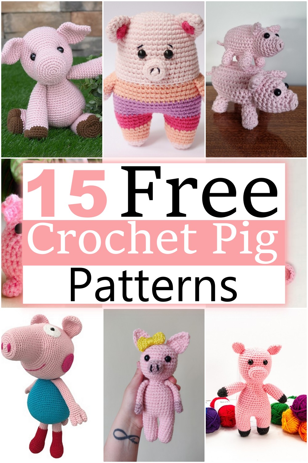 Free Crochet Pig Patterns