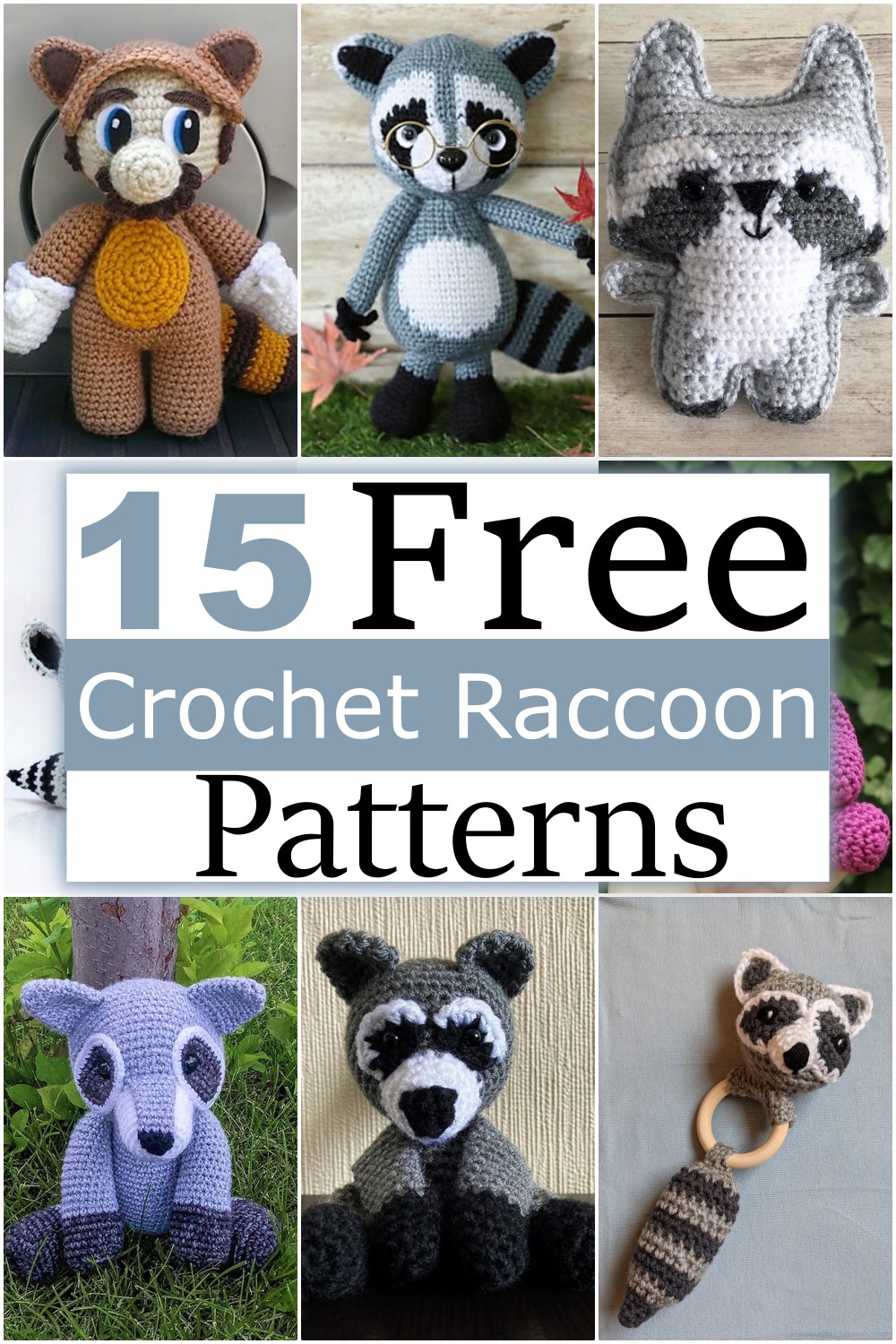 Free Crochet Raccoon Patterns