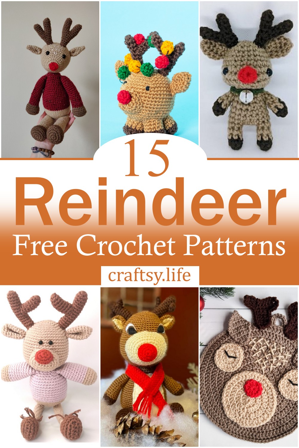 Free Crochet Reindeer Patterns 1