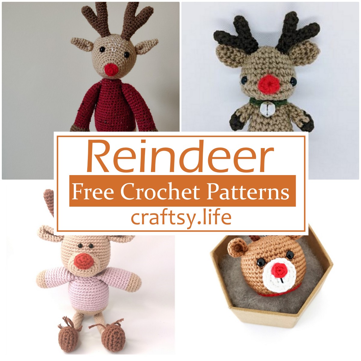 Free Crochet Reindeer Patterns