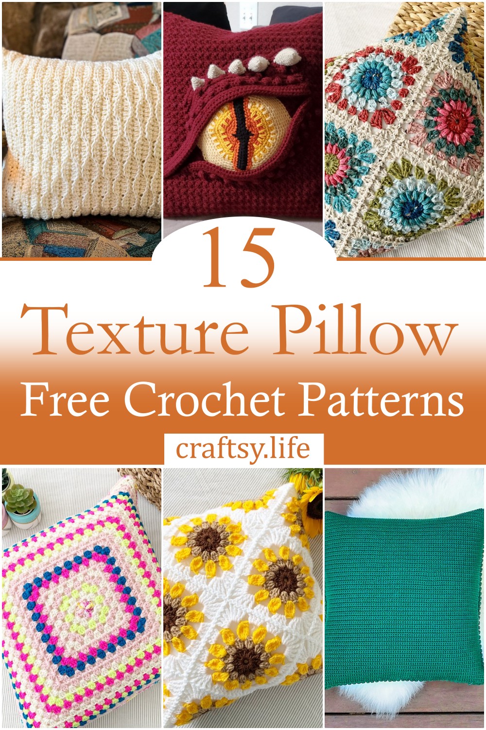 Free Crochet Texture Pillow Patterns 1