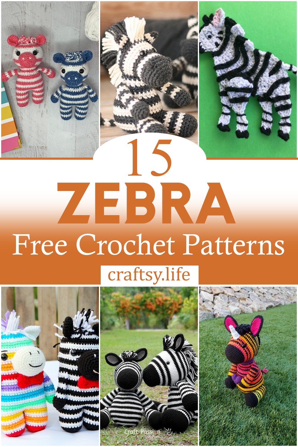 Free Crochet Zebra Patterns 1