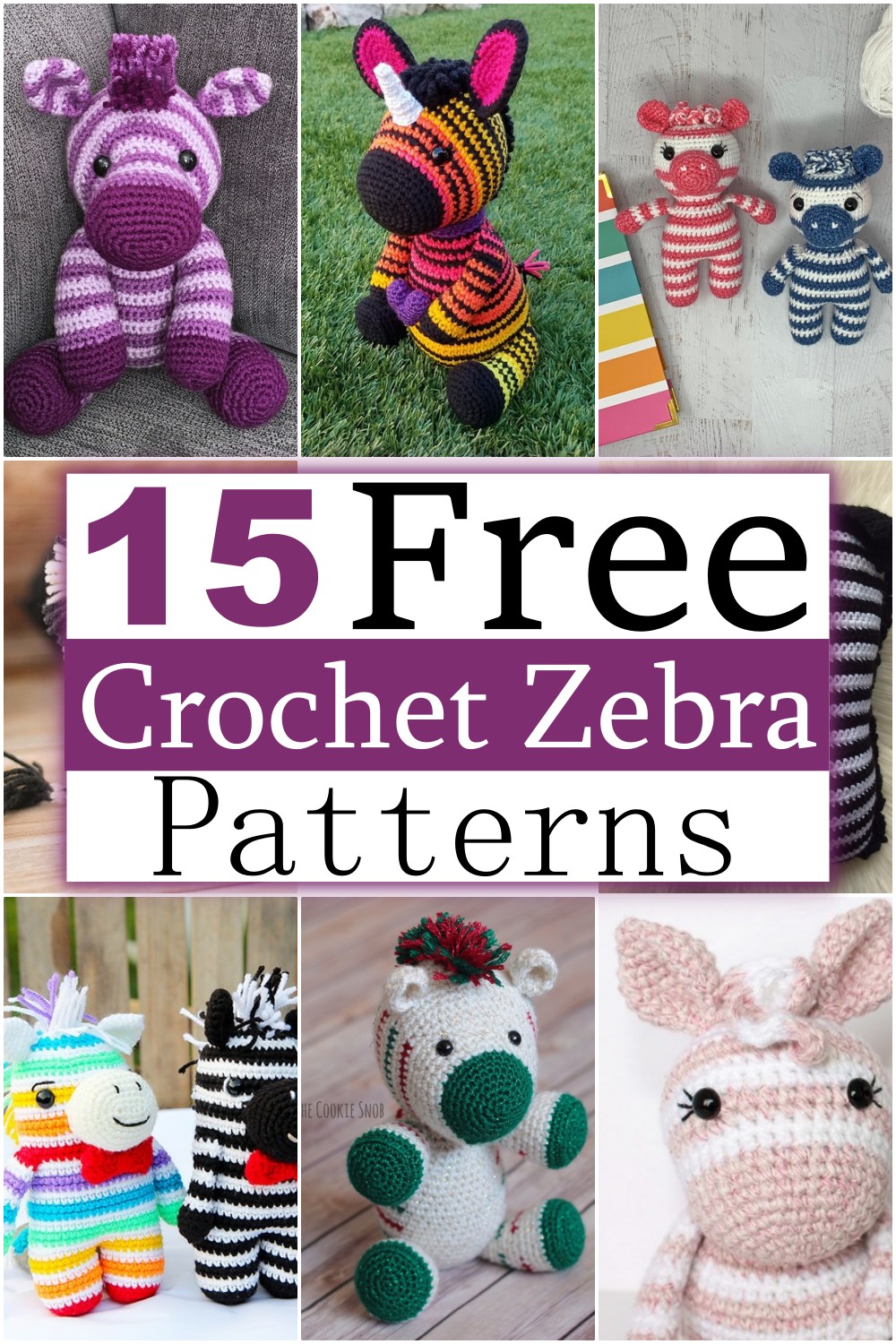 Free Crochet Zebra Patterns 