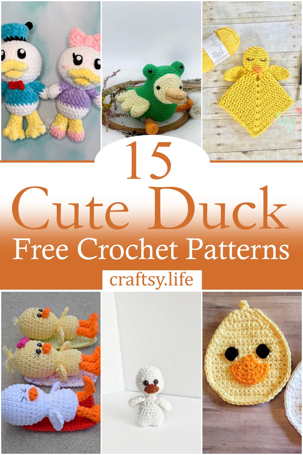 Free Duck Crochet Patterns 1