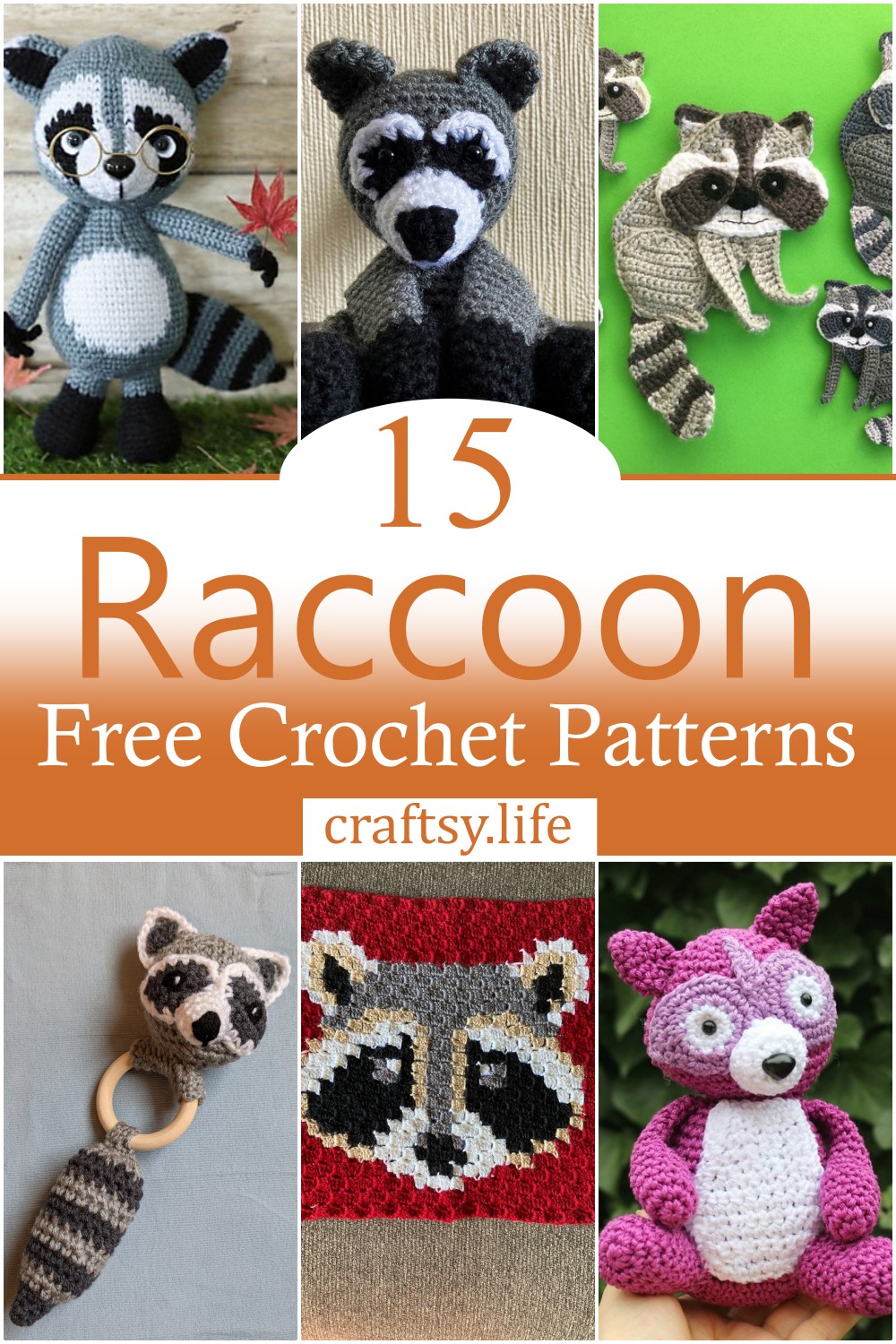 Free Raccoon Crochet Patterns 1