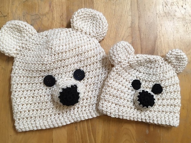 Kids Polar Bear Hat