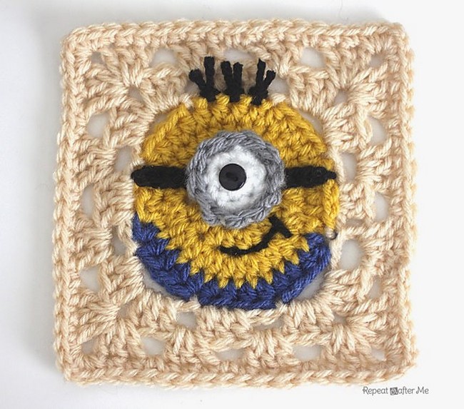 Minion Granny Square