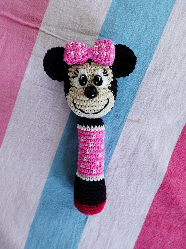 Minnie Mouse Baby Rattle