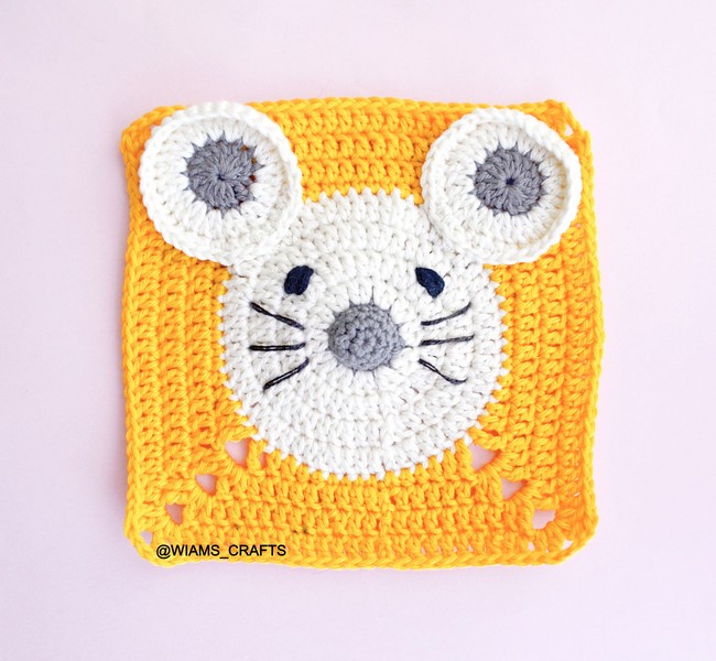 Mouse Granny Square