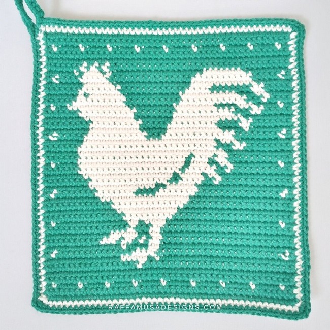 Rooster Pot Holder