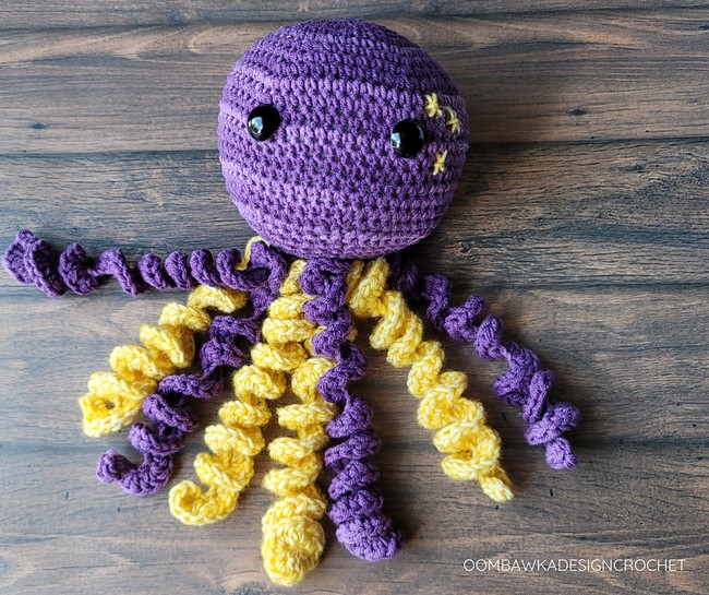 Sir Tentacles amigurumi 