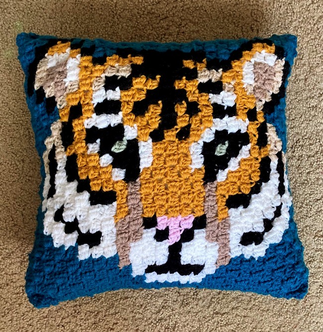 Tigris, the Siberian C2C Square pattern 